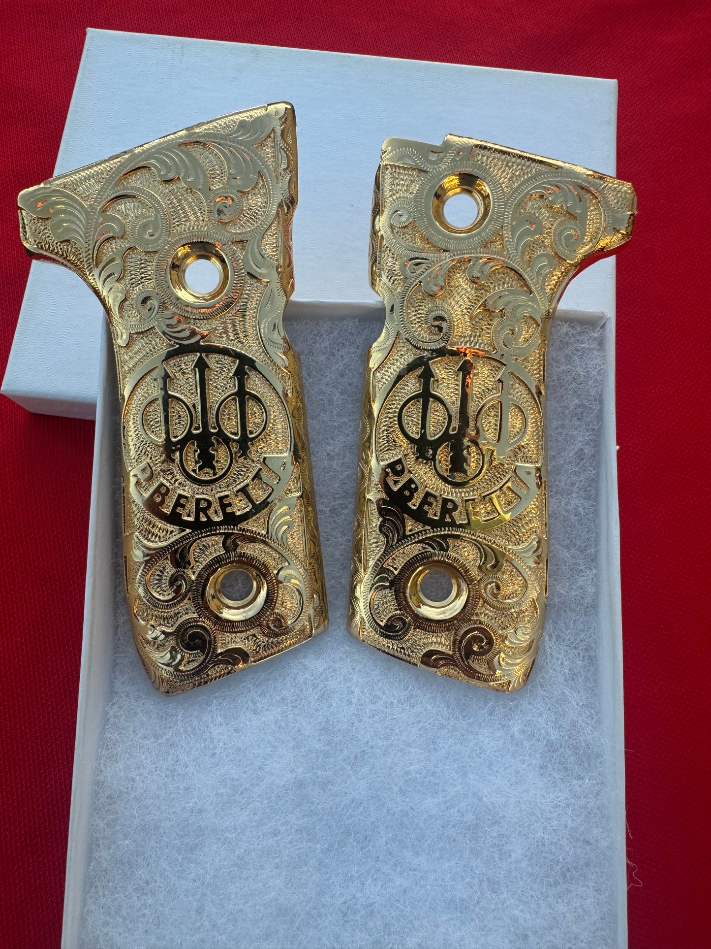 Beretta Logo Grips 24k gold plated 92 Fs 96 Fs M9