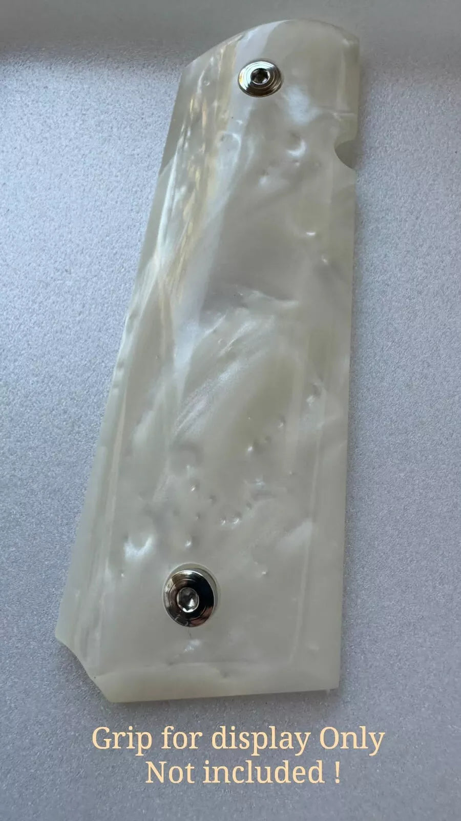 1911 Nickel plated Allen screws, Colt, Rock Island, Kimber, 38 super, .45 acp.