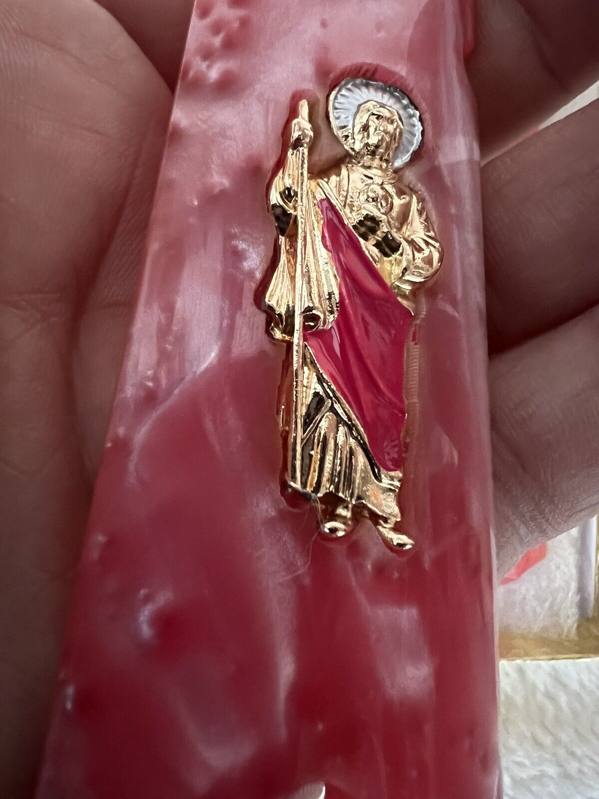 1911 Pink Grips  San Judas 24k Gold Plated Custom  Engraved 45 acp 38 Super