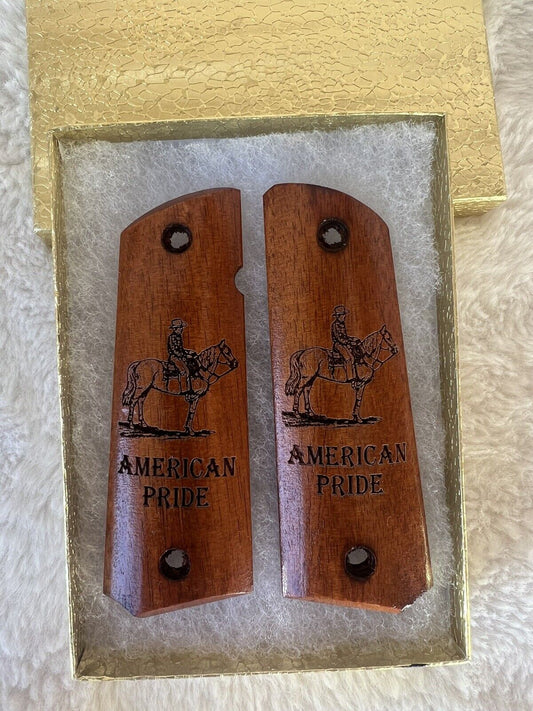 1911 Laser Engraved American Pride Grips   Image 45 acp 38 Super Calibers