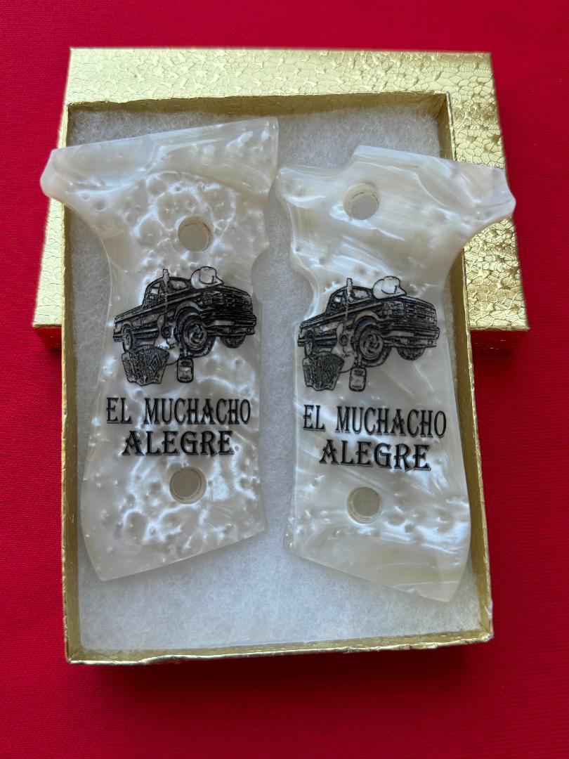 Beretta "El Muchacho Alegre" Grips 24k gold plated 92 Fs 96 Fs M9