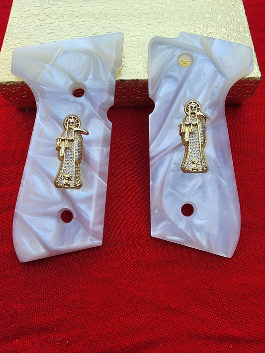 Beretta Custom Engraved  Santa Muerte 92 Fs 96 Fs M9n